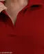 Casual Polyester Blend Ribbed Collar V-Neck & Regular Long Sleeves Stylish Coffee Top (20"Inches)